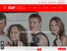Tablet Screenshot of institutoisaf.es
